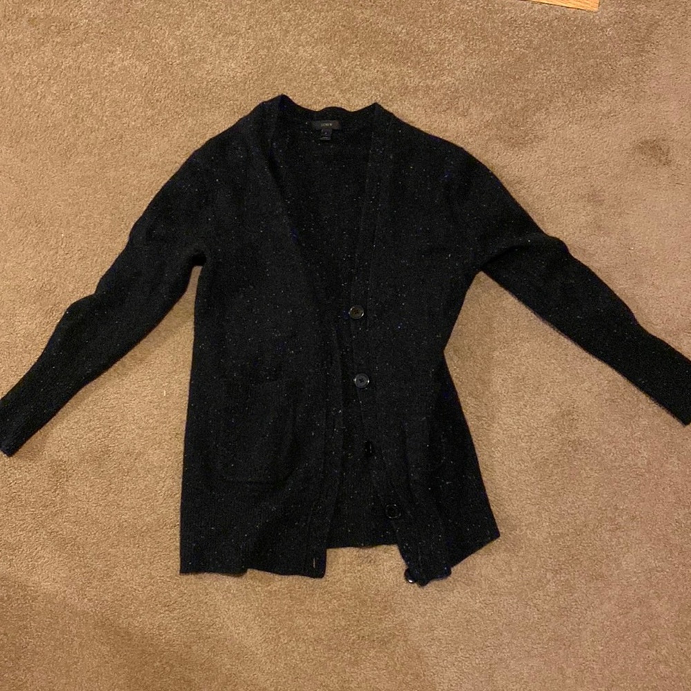 Jcrew 100 wool cardi
